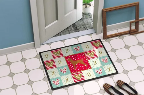 Vista 4 de Caroline's Treasures CK5958JMAT - Felpudo Vizsla Love de 24 x 36 pulgadas, para interiores y exteriores, para entrada, antideslizante, lavable