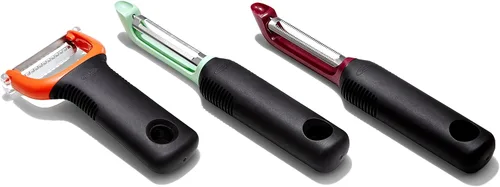 Vista 7 de OXO Good Grips - Juego de pelador de 3 piezas, remolacha, hinojo, ñame