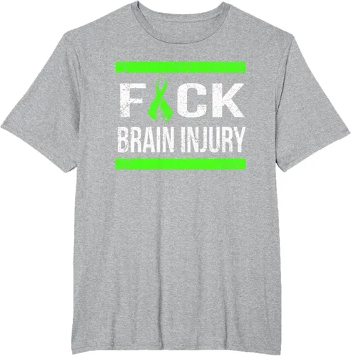 Vista 46 de Apoyo Daño cerebral Concienciación T Shirt, mujer L, Asphalt Negro