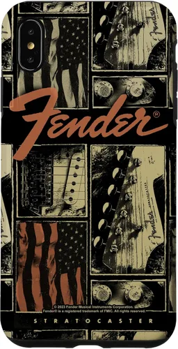 Vista 12 de Fender Funda vintage Stratocaster Americana Distressed Collage para iPhone 17