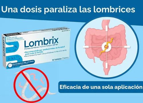 Vista 2 de Caja de pamoato pirantel de 180 mg con 10 tabletas Apoyo al equilibrio intestinal, adultos y toda la familia, limpieza digestiva de uso único