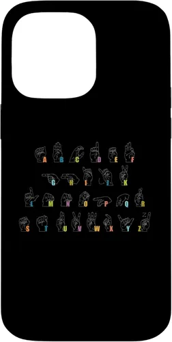 Vista 21 de Sign Language Alphabet Design Case for iPhone 17