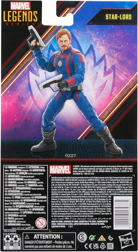 Vista 3 de Marvel Legends Series Star-Lord, Guardians of The Galaxy Vol. 3 - Figuras de acción coleccionables de 6 pulgadas, juguetes para edades de 4 años