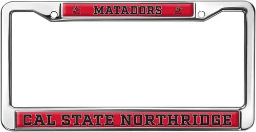 Vista 184 de Texas A&M University - Texarkana Mascot - Marco de metal estándar para placa de matrícula de tamaño completo