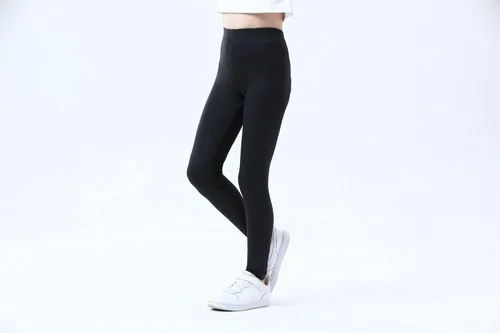 Vista 2 de Leggings elásticos suaves para niñas, pantalones de longitud completa, ropa básica de 4 a 13 años (paquete de 3)