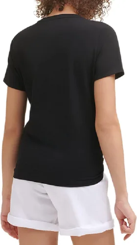Vista 4 de Tommy Hilfiger Camiseta de rendimiento para mujer, camisetas gráficas de algodón ligero