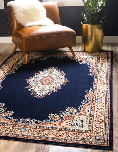 Vista 30 de Unique Loom - Alfombra de área estilo persa tradicional de la colección Reza, de 2 pies 2 pulgadas x 3 pies, colores negro y beige