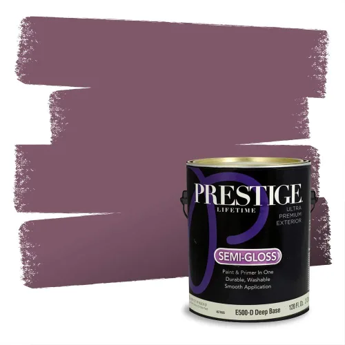 Vista 654 de Prestige Paints Pintura exterior e imprimación en uno, 1 galón, plano, coincidencia comparable de Valspar* Amber Rose*