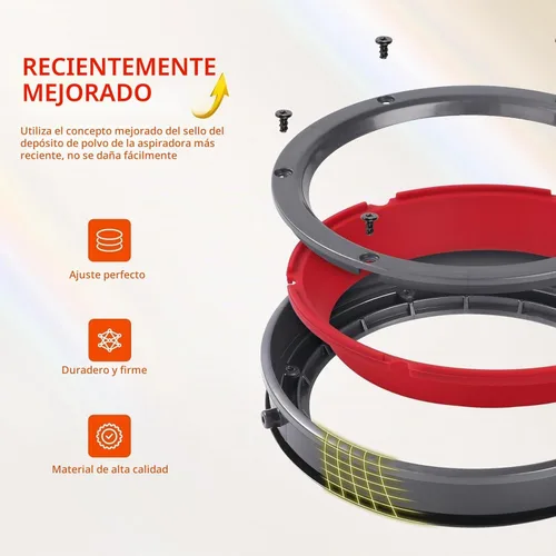 Vista 8 de Anillo de sellado de repuesto para aspiradora Dyson Outsize Serie SV16 SV29 V11 Outsize / Gen5 Outsize/Plus/Absolute/Absolute Extra/Total