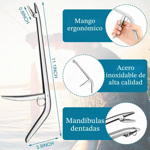 Vista 3 de Kit de herramientas de pesca Sosation de 134 piezas Equipo y accesorios de pesca Kit de alicates de pesca Herramienta de extracción de anzuelos