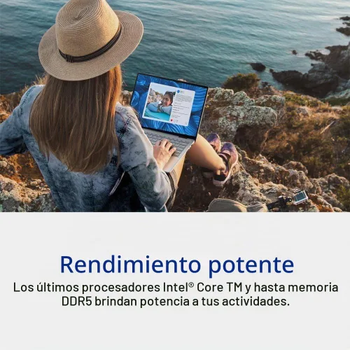 Vista 4 de Laptop Dell Inspiron 14 7440 2 en 1, Intel i5-1334U, DDR5 de 16 GB, SSD