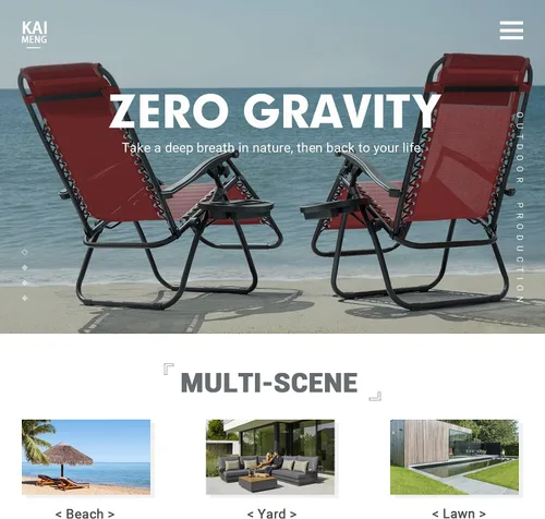 Vista 5 de KaiMeng - Sillas plegables de gravedad cero para patio al aire libre, silla reclinable ajustable con almohadas y portavasos para playa, juego de 2