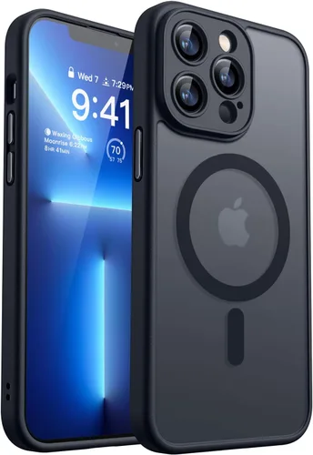 Vista 124 de CANSHN Funda magnética compatible con iPhone Air (6.5 pulgadas), mejorada [protección completa de la cámara] [compatible con Magsafe]