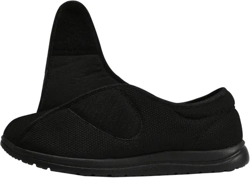 Vista 3 de Zapatos anchos para caminar para hombre, con velcro ajustable, para ancianos, edema diabético, pies hinchados, ligeros, antideslizantes, suela