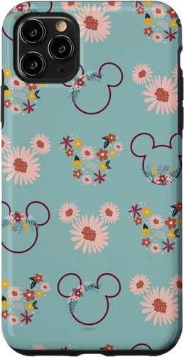 Vista 13 de Funda con estampado de flores y margaritas de Mickey Mouse para iPhone 16 Disney