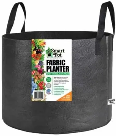 Vista 10 de Park Seed Smart Pot - Maceta de tela, capacidad de 3 galones, color negro