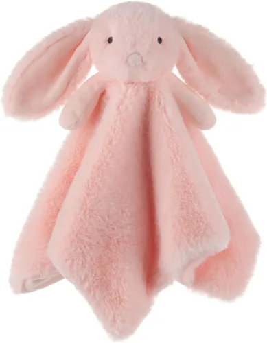 Vista 11 de Apricot Lamb Manta de conejo negro suave para bebés, manta de seguridad para bebés niños y niñas, bebés y niños pequeños, 13.8 x 13.8 pulgadas
