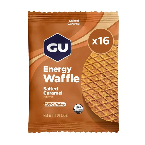 Vista 7 de GU Energy Stroopwafel Campfire S'mores Sports Nutrition Waffle, sin cafeína y lácteos kosher, energía para cualquier entrenamiento, 16