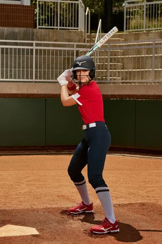 Vista 3 de Mizuno Girls' Belted Fastpitch Softball Pant