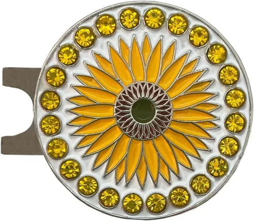 Vista 9 de Giggle Golf Spring Golf Ball Marker with Magnetic Hat Clip