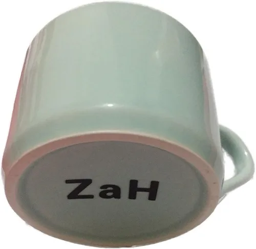 Vista 6 de Taza de café ZaH, 10 onzas, diseño con animal 3D en el fondo, Estándar