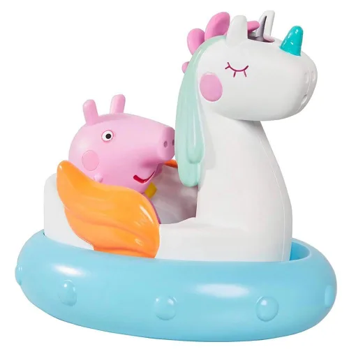 Vista 6 de TOOMIES E73159 Tomy Peppa, Daddy Pig, Peppa & George Squirters, juguetes para niños para juegos acuáticos, divertidos accesorios de baño para bebés