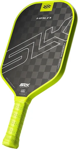 Vista 8 de Selkirk Sport SLK Halo Paleta de Pickleball de Fibra de Carbono Cruda Diseñada en los Estados Unidos Elige la potencia de fibra de carbono cruda
