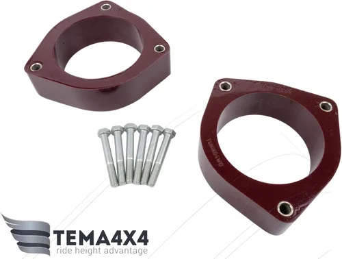 Vista 3 de Kit de elevación delantera y trasera de 1.969 in compatible con Nissan X-Trail T31 2007-2013