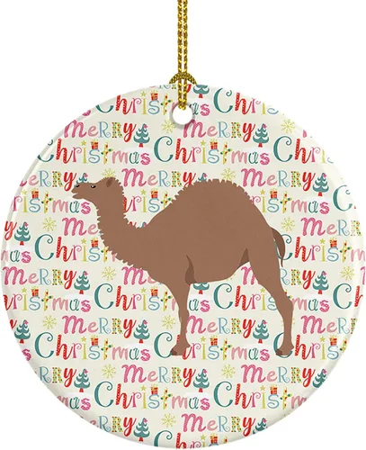 Vista 161 de Caroline's Treasures Adorno de cerámica de avestruz común para árbol de Navidad, decoración colgante para el hogar, Navidad, vacaciones, fiesta