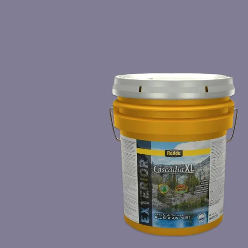 Vista 45 de Rodda Paint CASCADIA XL Pintura e imprimación satinada exterior en uno, cuarto de galón, Aquafir