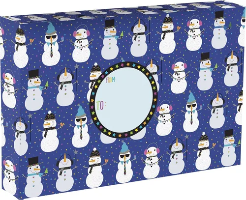 Vista 3 de Jillson Roberts Cajas de correo de Navidad medianas, tiempo de fiesta (12 piezas)