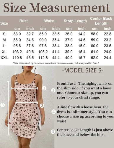 Vista 6 de Ekouaer Camisón de pijama para mujer, ajustable, sin mangas, cuello en V, tallas S-XXL