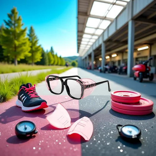 Vista 3 de 1 juego de gafas de seguridad laterales protectores laterales flexibles y ligeros para correr, ciclismo, deportes al aire libre, escudo contra