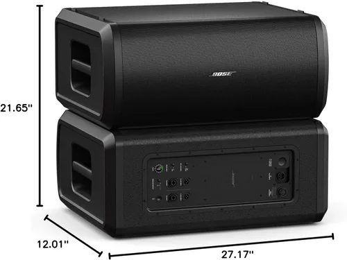 Vista 2 de Bose Módulo de graves con alimentación Sub 2 para sistemas L1 PRO y subwoofer alimentado para altavoces