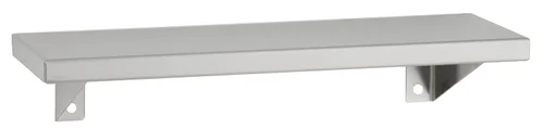Vista 2 de BOBRICK Estante de acero inoxidable 295X16, acabado satinado, 16" de largo, 5" de ancho