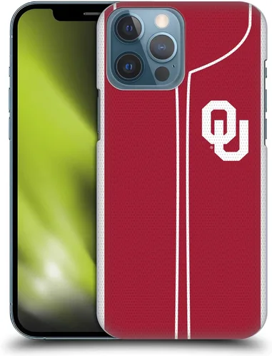 Vista 20 de Head Case Designs Funda rígida con licencia oficial de la Universidad de Oklahoma OU Banner compatible con Apple iPhone 13 Pro Max