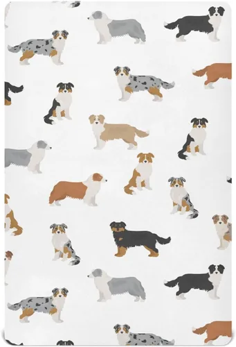 Vista 10 de English Bulldog - Sábanas transpirables para colchón de cuna, suaves y transpirables de 39 x 27 x 5 pulgadas Color: 12