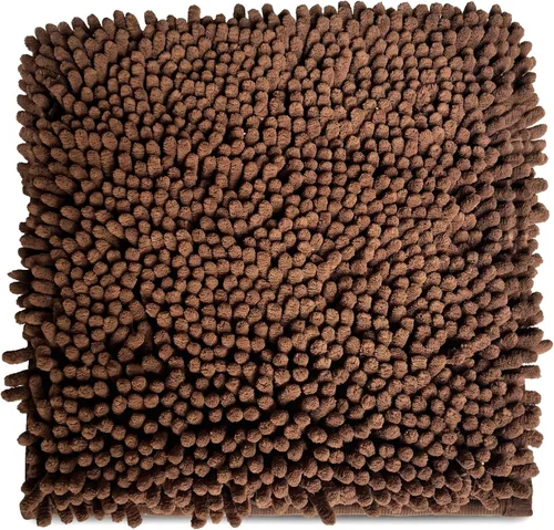 Vista 12 de Alfombra escolar de chenilla, 100% microfibra, con respaldo antideslizante para decoración de casillero (negro, 10 x 10)