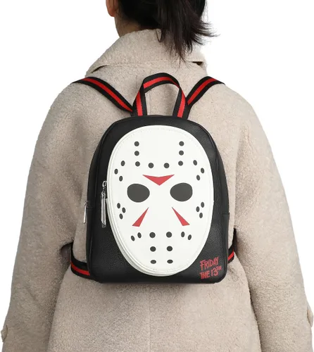 Vista 7 de Friday the 13th Jason Glow In The Dark Mini Mochila, Negro -, Personalizado