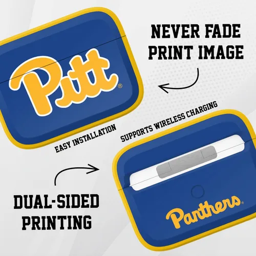 Vista 3 de Pittsburgh Panthers HDX - Funda compatible con Apple AirPods Pro 1 y 2 (clásico)