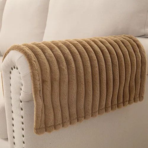 Vista 12 de Deep Dream Fundas de reposabrazos para sofá, juego de 2 fundas de reposabrazos impermeables y suaves, funda protectora lavable para silla reclinable