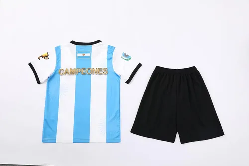 Vista 3 de Argentina World Champions Edition - Juego de camiseta de fútbol americano para niños y jóvenes