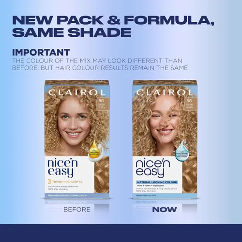 Vista 40 de Clairol Nice'n Easy - Tinte permanente para el cabello, color castaño medio 5, paquete de 3 unidades 5 Marrón medio