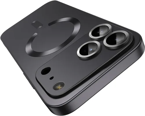 Vista 44 de Funda magnética para iPhone 13 Pro MagSafe con protector de lente de cámara, protección completa, delgada, suave, a prueba de golpes, antiarañazos