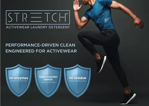 Vista 4 de Forever New Stretch Active Wear - Detergente para ropa, líquido, aroma original, 32 onzas líquidas, ideal para ropa de entrenamiento, trajes
