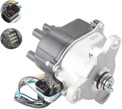 Vista 3 de MOSTPLUS Distribuidor de encendido compatible con 1992-1995 Accord Prelude 2.2L L4 bobina externa TD52U TD59U