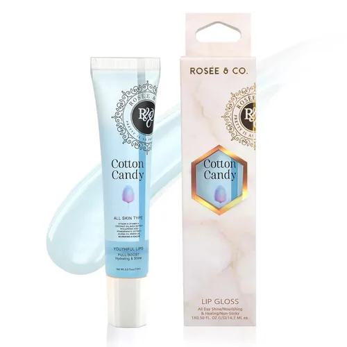 Vista 16 de Rosee - Brillo de labios vegano y libre de crueldad, maquillaje profesional, brillante de larga duración con manteca de karité, hidrata, protege