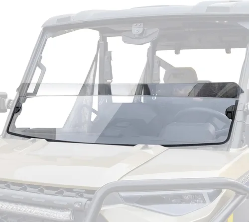 Vista 11 de SAUTVS Parabrisas abatible para Polaris Ranger XP 1000/Diesel/XP 900/Crew