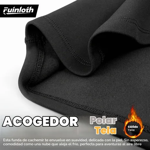 Vista 8 de Fuinloth Pasamontañas de Esquí Balaclava Pro, Pasamontañas a Prueba de Viento Térmico para Climas Fríos, Motocicleta para Hombres/Mujeres