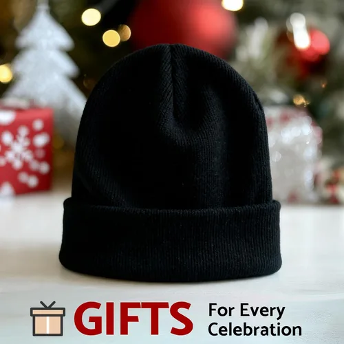 Vista 7 de PFFY Beanie for Men Women Unisex Knit Cuffed Plain Winter Thick Lined Beanies Hats